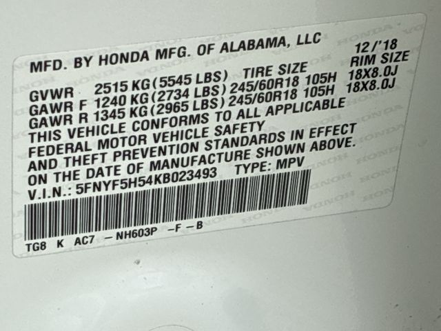 Thumbnail: 2019 Honda Pilot - 20