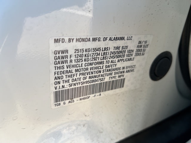 Thumbnail: 2016 Honda Pilot - 10