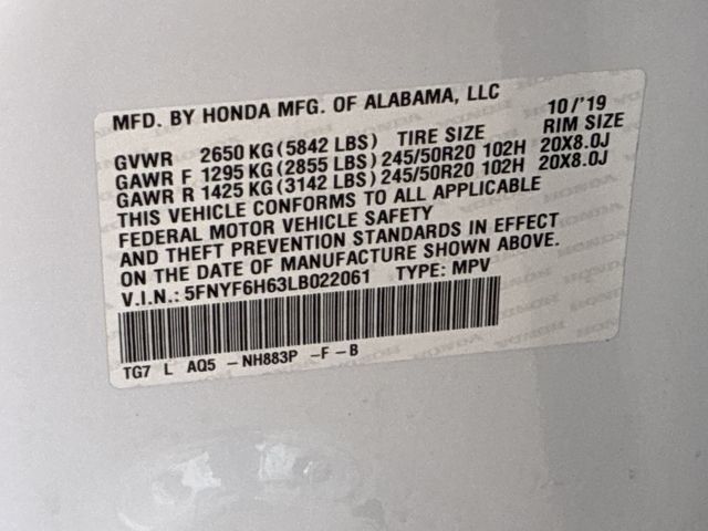 Thumbnail: 2020 Honda Pilot - 20