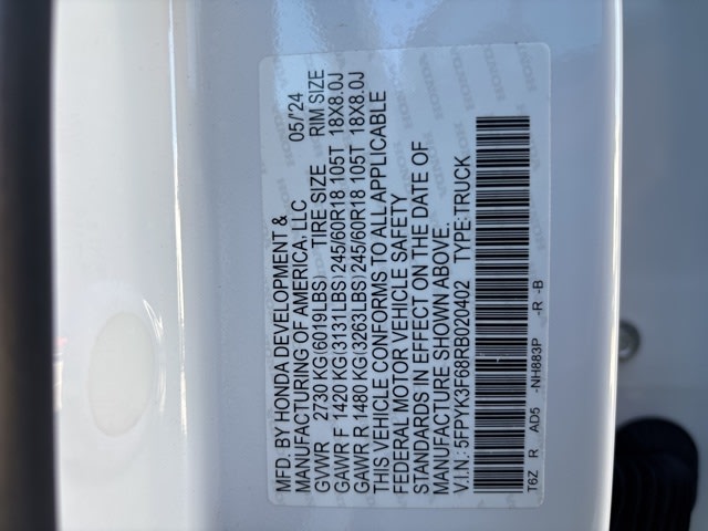 Thumbnail: 2024 Honda Ridgeline - 15