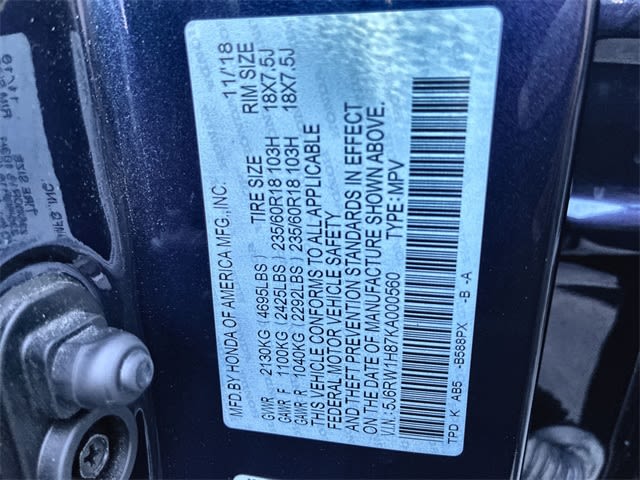 Thumbnail: 2019 Honda CR-V - 21