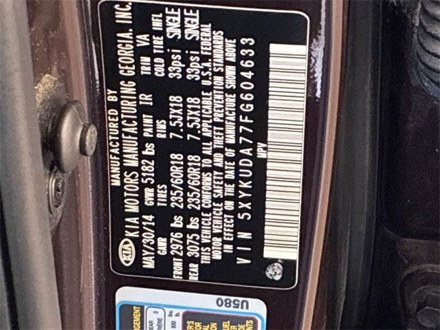 Thumbnail: 2015 Kia Sorento - 21