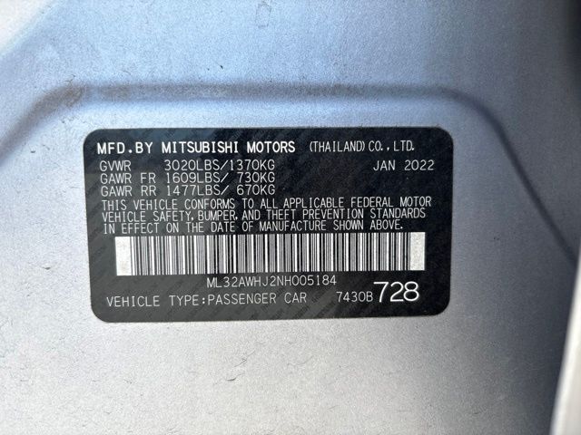 Thumbnail: 2022 Mitsubishi Mirage - 25