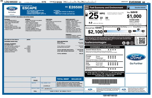 Thumbnail: 2014 Ford Escape - 12