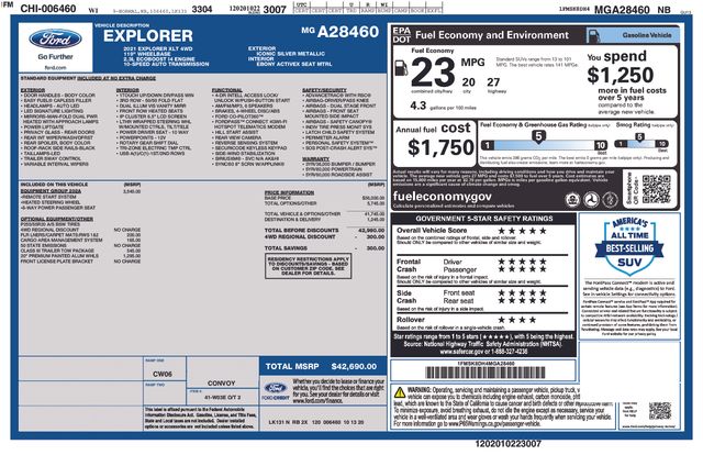 Thumbnail: 2021 Ford Explorer - 14