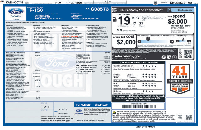 Thumbnail: 2019 Ford F-150 - 15