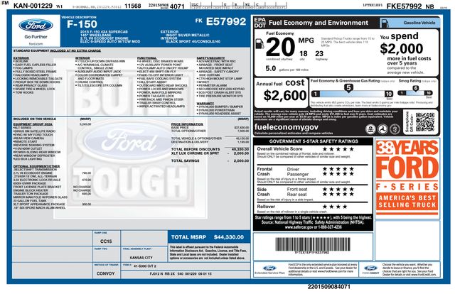 Thumbnail: 2015 Ford F-150 - 15