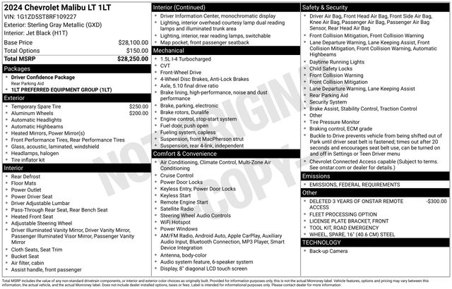 Thumbnail: 2024 Chevrolet Malibu - 15