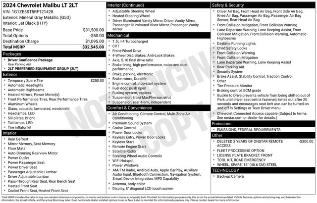 Thumbnail: 2024 Chevrolet Malibu - 14