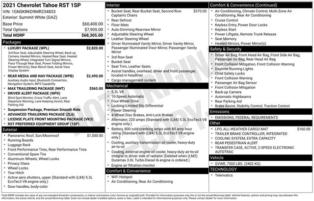 Thumbnail: 2021 Chevrolet Tahoe - 15