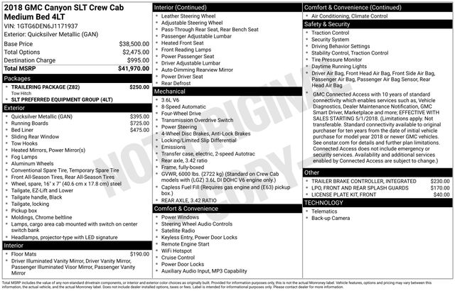 Thumbnail: 2018 GMC Canyon - 13