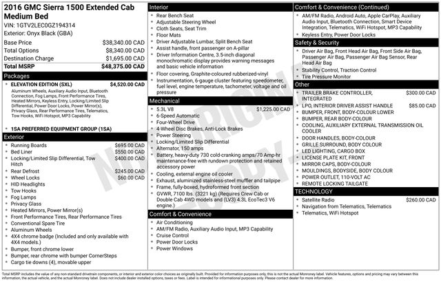 Thumbnail: 2016 GMC Sierra 1500 - 16