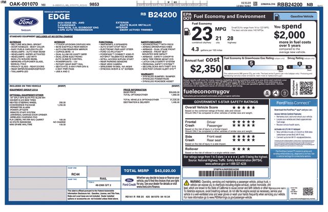 Thumbnail: 2024 Ford Edge - 14