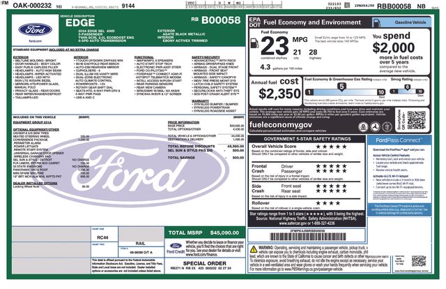 Thumbnail: 2024 Ford Edge - 12