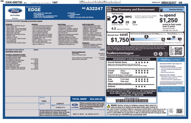 Thumbnail: 2021 Ford Edge - 12