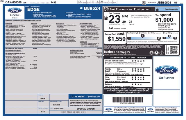 Thumbnail: 2018 Ford Edge - 14