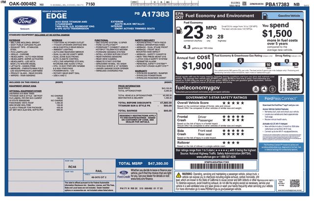 Thumbnail: 2023 Ford Edge - 15