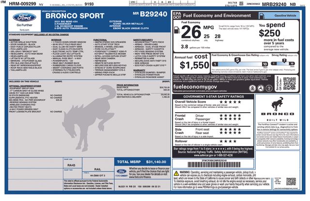 Thumbnail: 2021 Ford Bronco Sport - 14