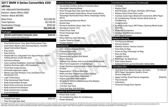 Thumbnail: 2017 BMW 4 Series - 15