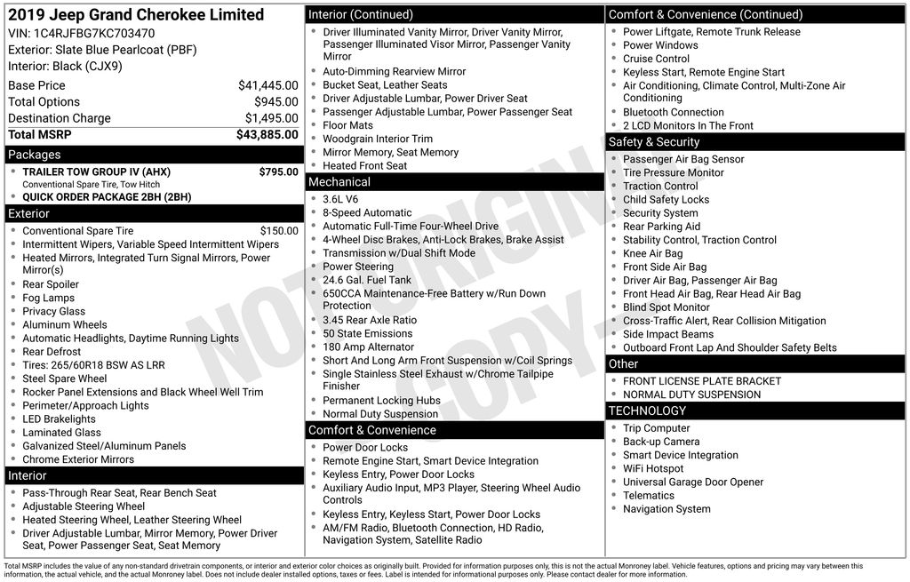 Thumbnail: 2019 Jeep Grand Cherokee - 17