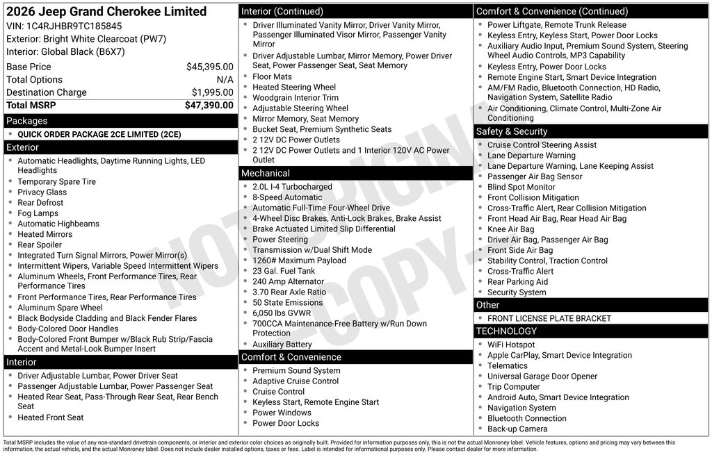 Thumbnail: 2026 Jeep Grand Cherokee - 15