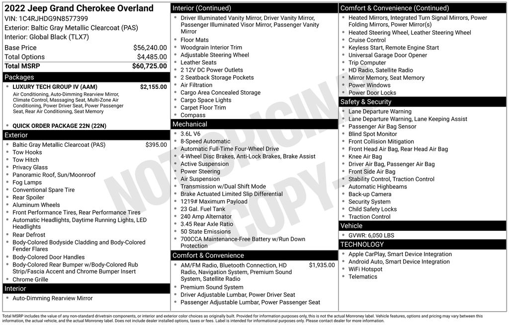 Thumbnail: 2022 Jeep Grand Cherokee - 18