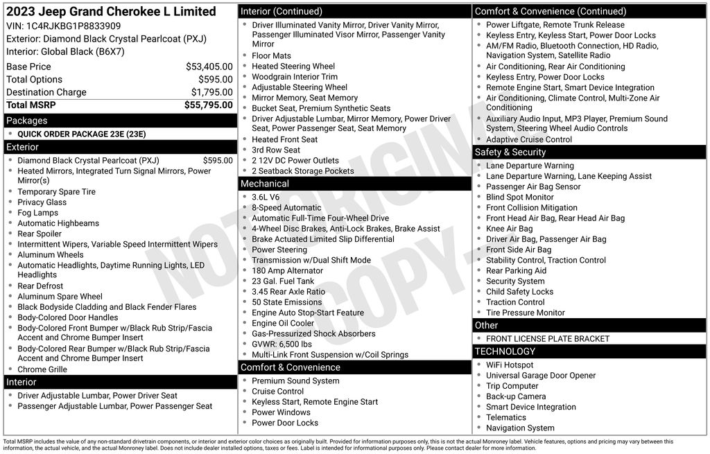 Thumbnail: 2023 Jeep Grand Cherokee L - 16