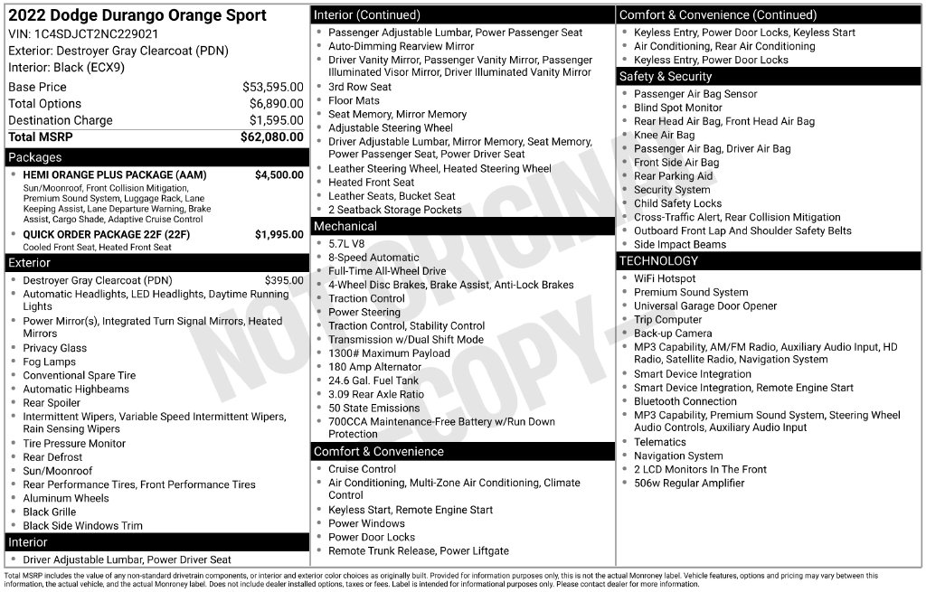 Thumbnail: 2022 Dodge Durango - 15