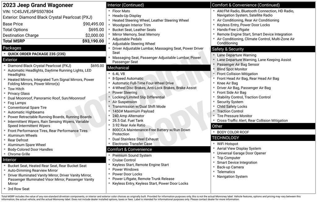 Thumbnail: 2023 Jeep Grand Wagoneer - 18