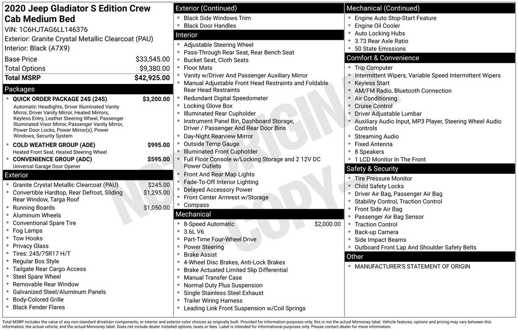 Thumbnail: 2020 Jeep Gladiator - 15