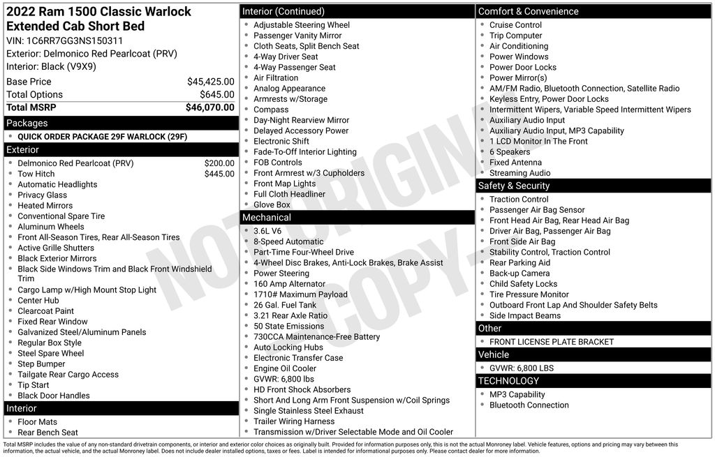2022 RAM 1500 Warlock 18