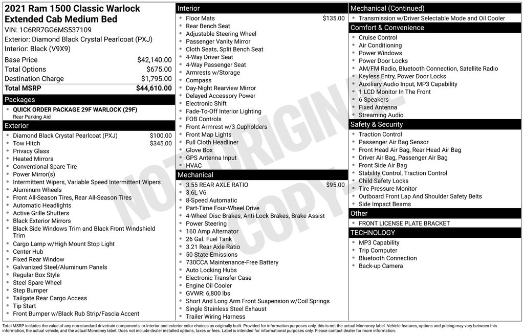 Thumbnail: 2021 RAM 1500 - 15