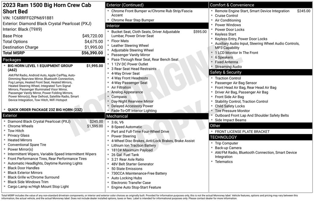 Thumbnail: 2023 RAM 1500 - 16