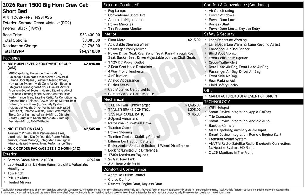 Thumbnail: 2026 RAM 1500 - 15