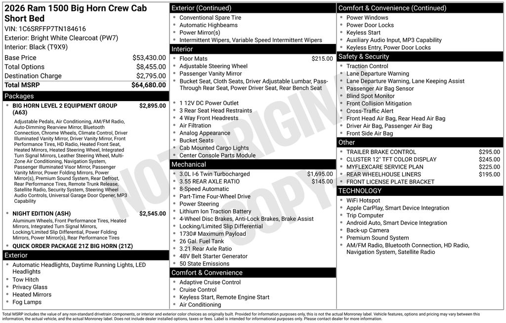 Thumbnail: 2026 RAM 1500 - 15