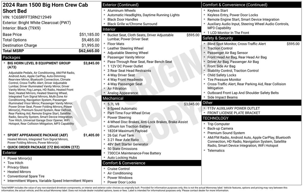 Thumbnail: 2024 RAM 1500 - 16