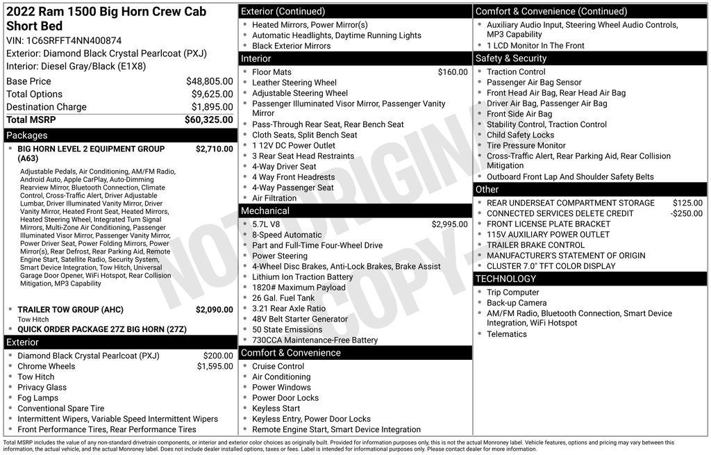 Thumbnail: 2022 RAM 1500 - 15