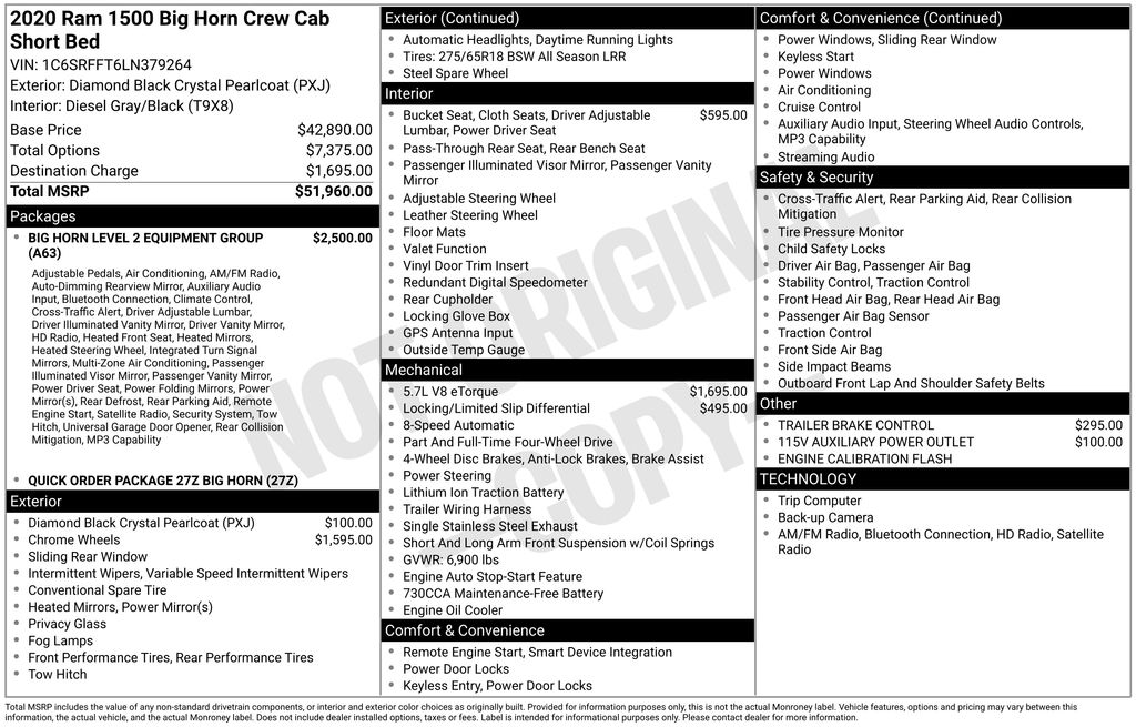 Thumbnail: 2020 RAM 1500 - 16
