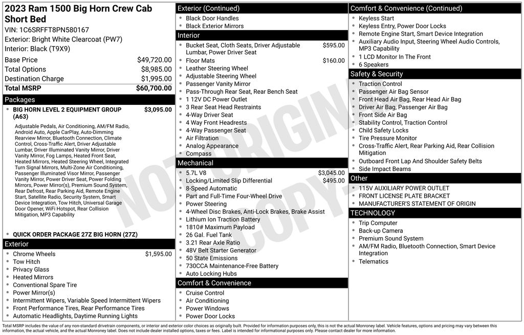 Thumbnail: 2023 RAM 1500 - 17
