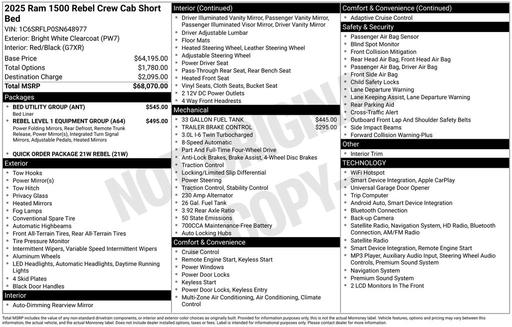 Thumbnail: 2025 RAM 1500 - 15