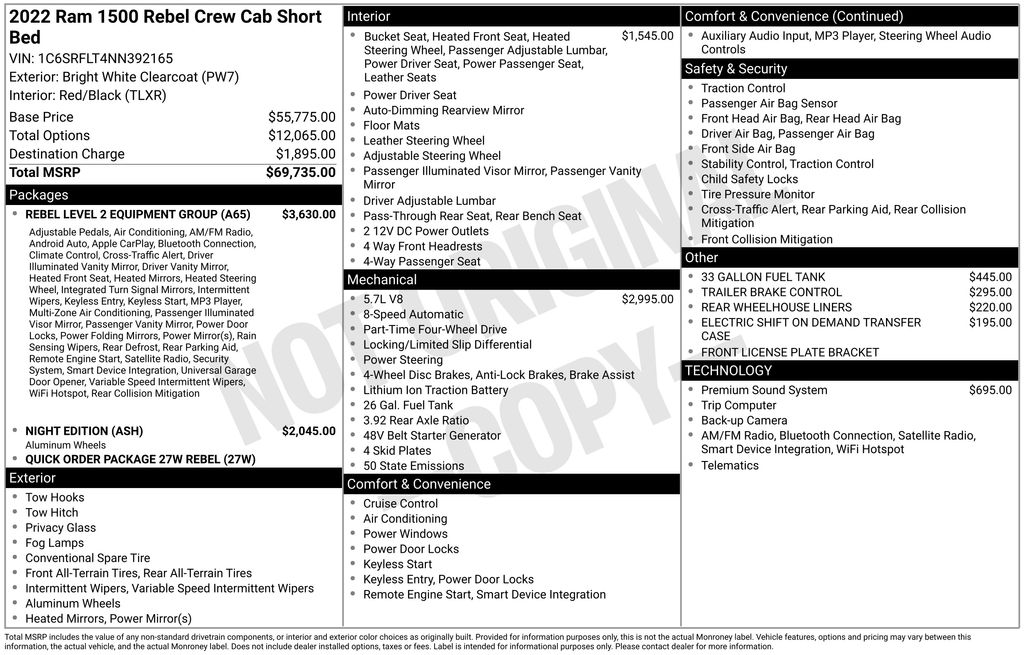 Thumbnail: 2022 RAM 1500 - 16