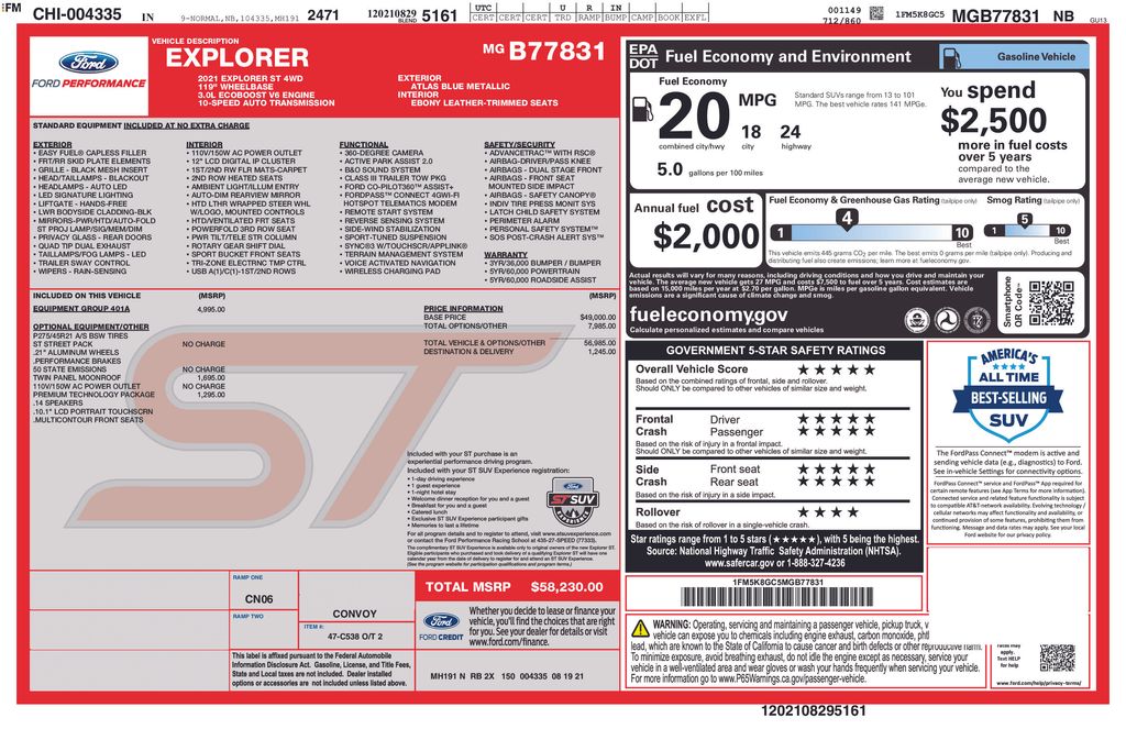 Thumbnail: 2021 Ford Explorer - 17