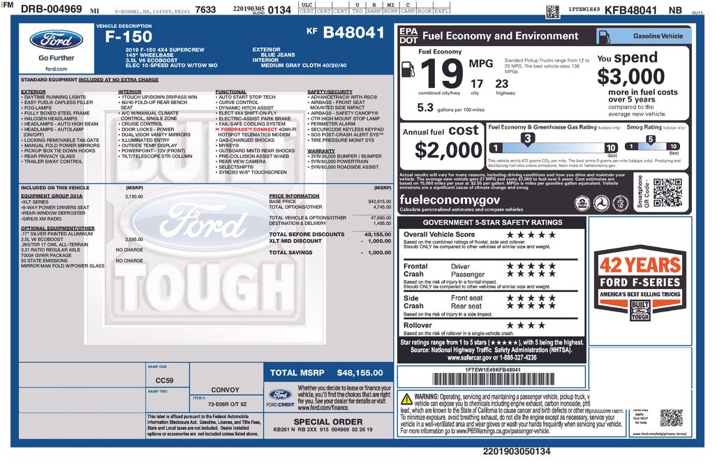 Thumbnail: 2019 Ford F-150 - 16