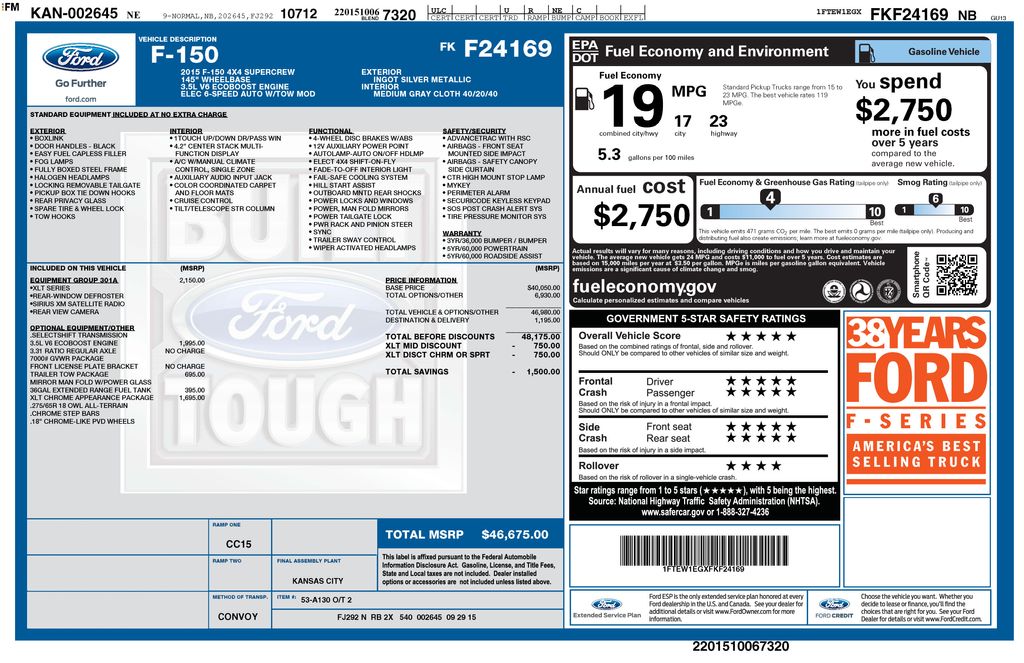 Thumbnail: 2015 Ford F-150 - 17