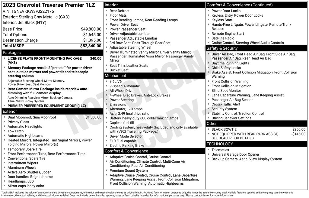 Thumbnail: 2023 Chevrolet Traverse - 16