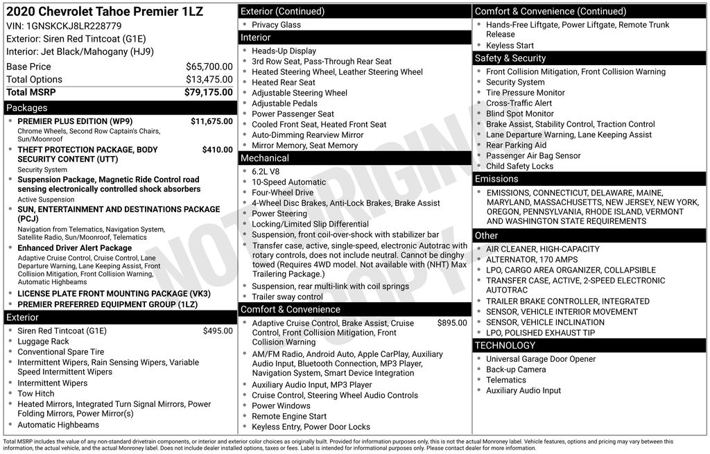 Thumbnail: 2020 Chevrolet Tahoe - 11