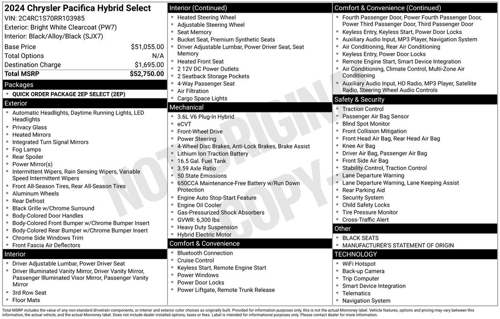 Thumbnail: 2024 Chrysler Pacifica - 15