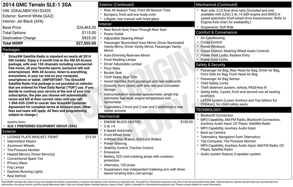 Thumbnail: 2014 GMC Terrain - 19