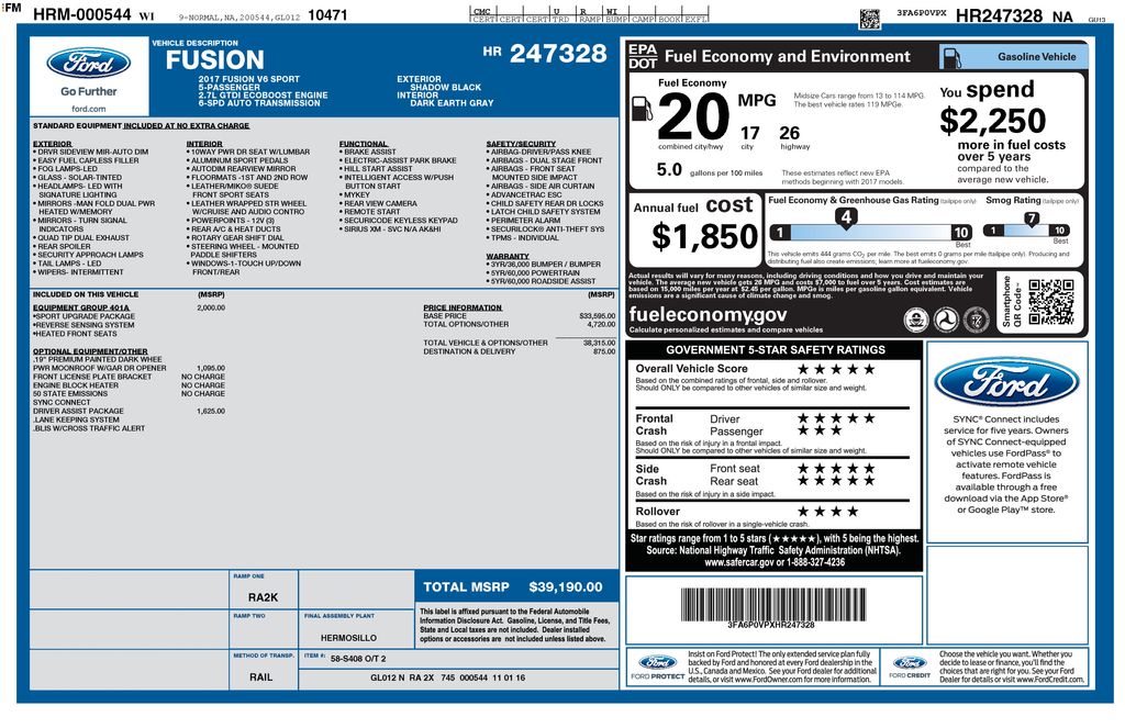 Thumbnail: 2017 Ford Fusion - 18