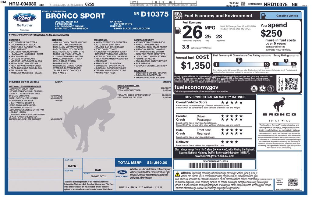 Thumbnail: 2022 Ford Bronco Sport - 15